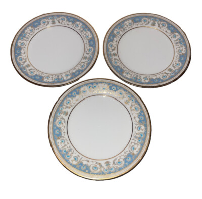 3 Vintage Noritake Polonaise 2045 Bread Plates Replacement 6.5