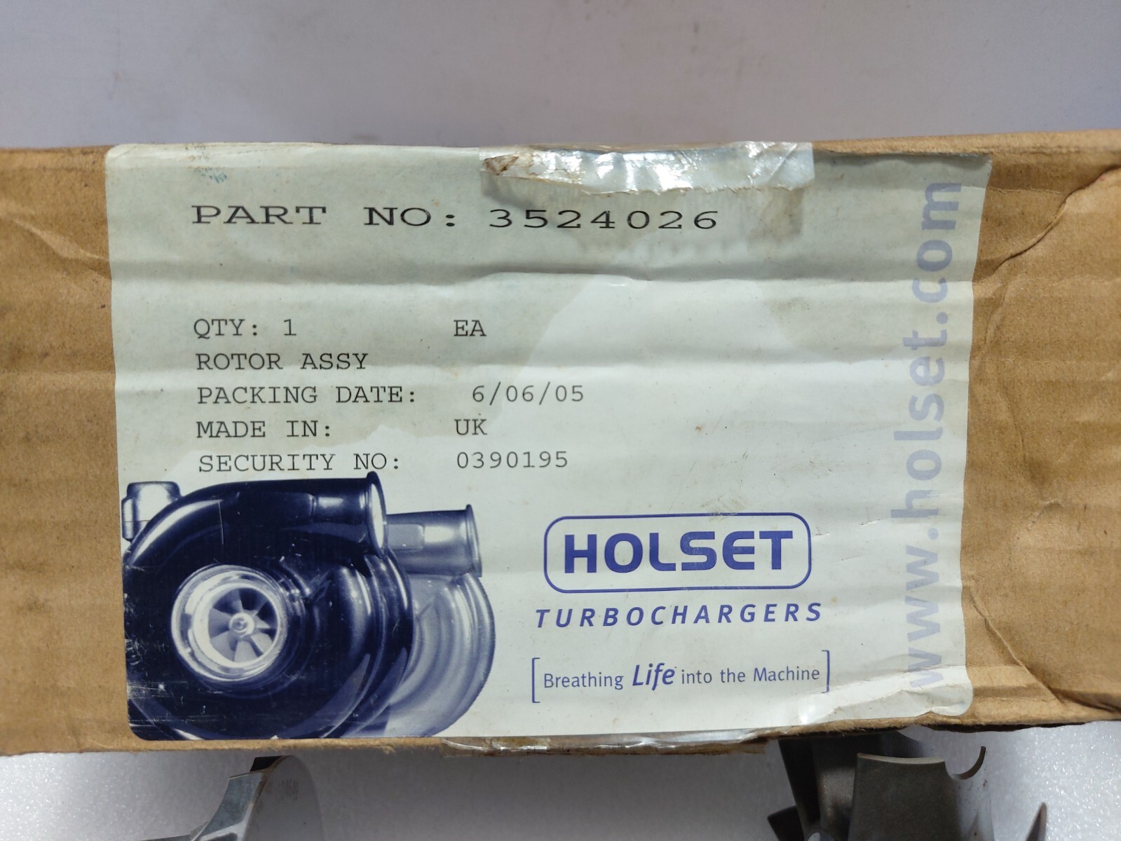 Holset 3524026 Turbo Rotor 3504649 | eBay 