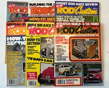 Rod and Custom magazine lot 1977 1978 1979 (6) various issues *free shipping