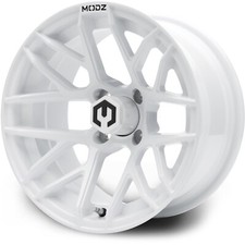 MODZ 14" Matrix White - Golf Cart Wheel