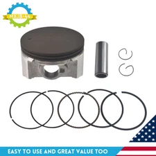 ceramic coated Flat Top Piston And Rings 70mm Fit Predator 212Cc 6.5Hp .550