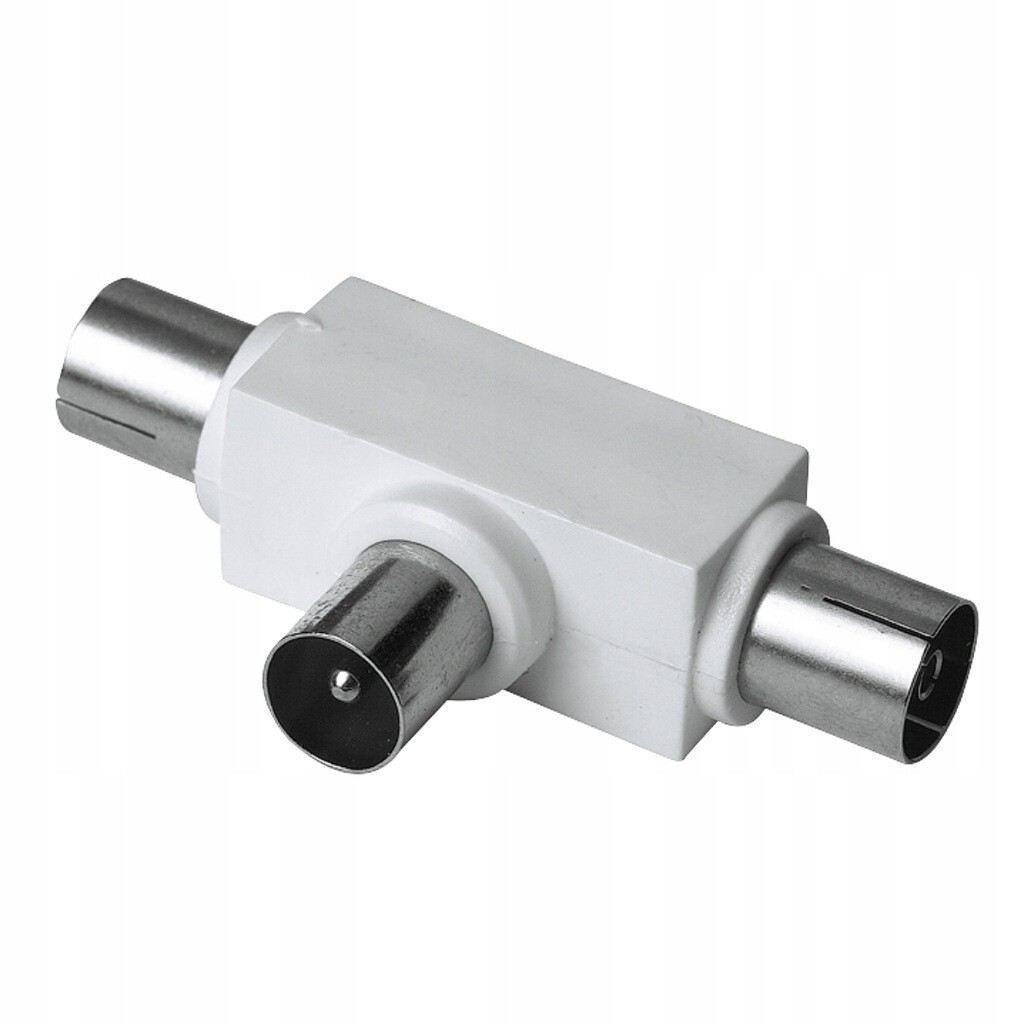 Adaptateur Coaxial Mâle-mâle Hama - Métal Argenté - Pour TV, Antenne, Satellite - Garantie 10 Ans - 11