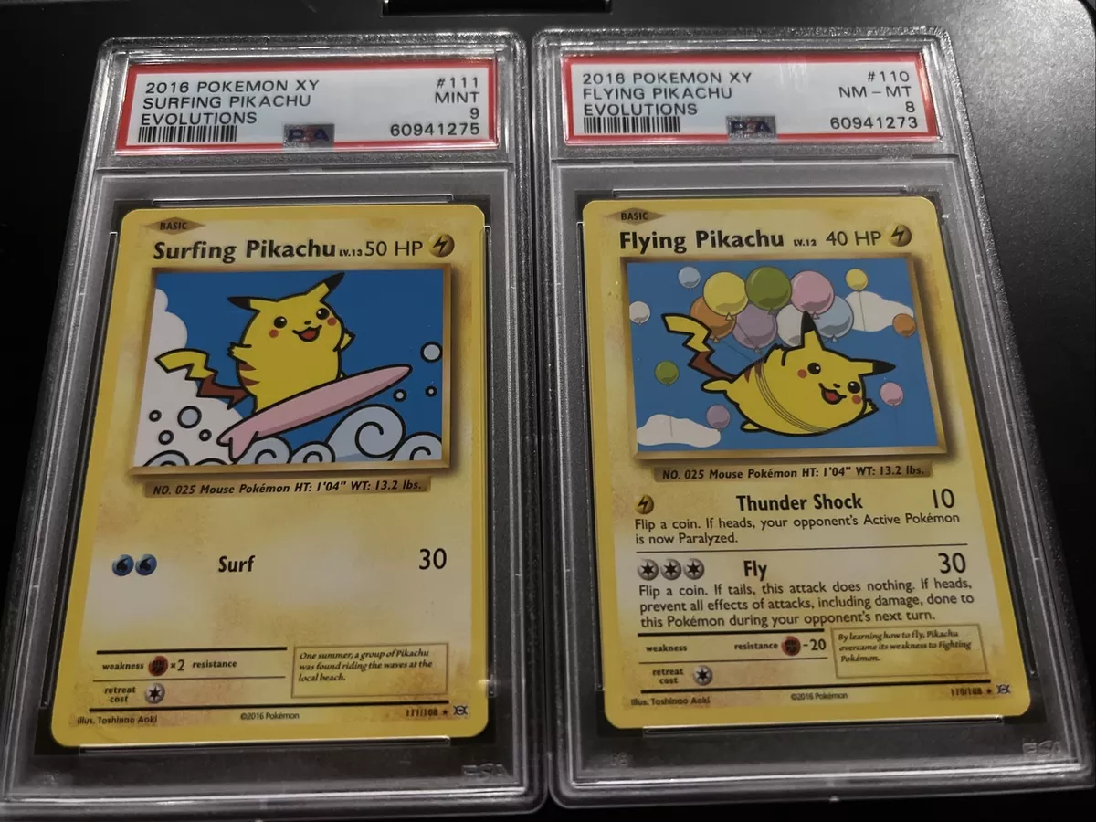 Autographed Evolutions Pikachu Card Limited Supply