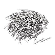 16mm Watch Band Pin 1.3mm Dia Steel Single Flanged End Spring Bar Pins 200pcs