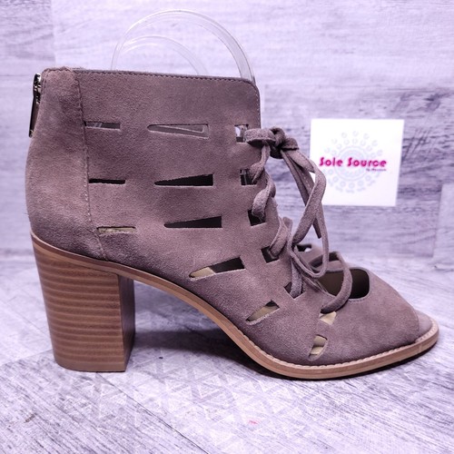 Vince Camuto Tressa Suede Lace Up Peep 