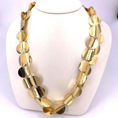Roberto Coin Double Row Disc Toggle 18K 