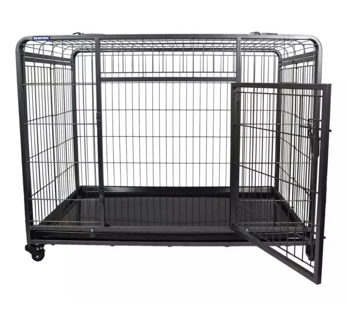 Large dog best sale crate on wheels