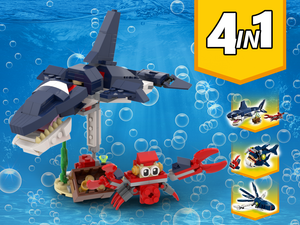 lego creator whale instructions