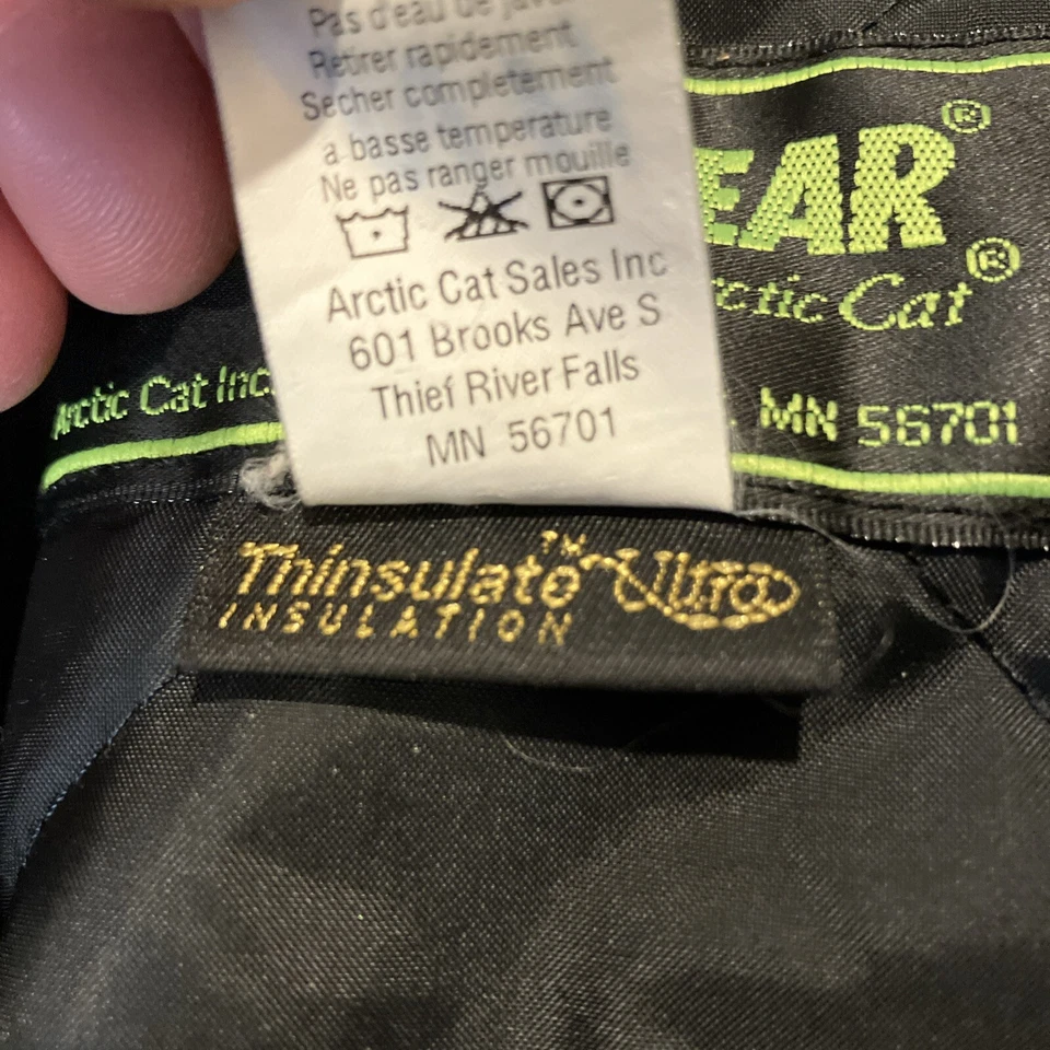 Mujer XL Arcticwear Arctic Cat Chaqueta Larga Invierno Esquí Moto de Nieve con Forro 2 en 1 Foto 3 de 4