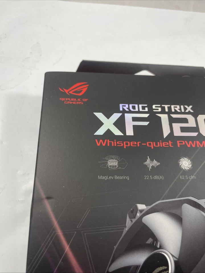 ASUS ROG Strix XF120 Whisper Quiet 4-pin PWM Fan Mag-Lev 1800RPM - Image 2 of 4