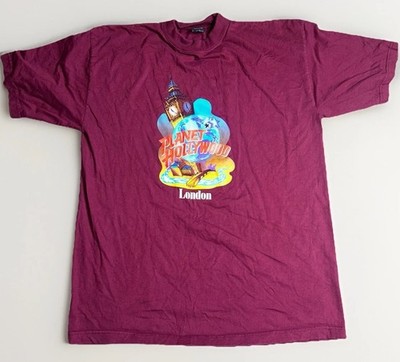 Vintage Planet Hollywood Paris Shirt Mens Size XL 90s USA