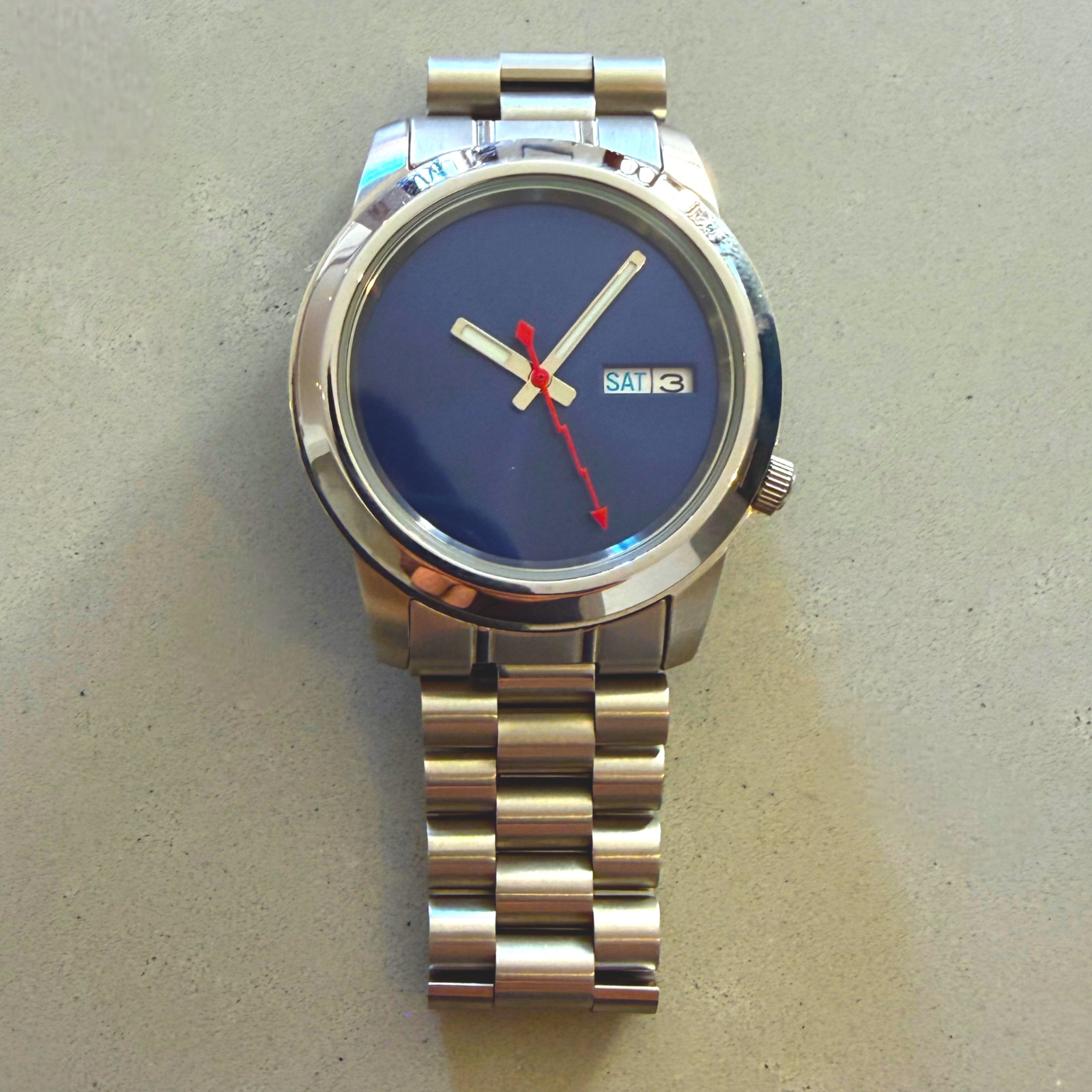 Seiko 5 SNKK09K1 'Blue Lightning' Mod 39mm Automatic