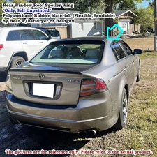 Stock 244R Rear Window Roof Spoiler Wing Fits 2004~2008 Acura TL Type S Sedan