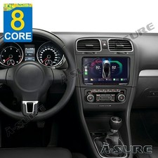 4+64G Android 14 Autoradio Apple Carplay Navi Für VW GOLF 5 6 Tiguan Touran Polo