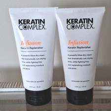 2 X Keratin Complex Infusion Therapy Hair Replenisher 2.5 Fl Oz Blow Dry Cream