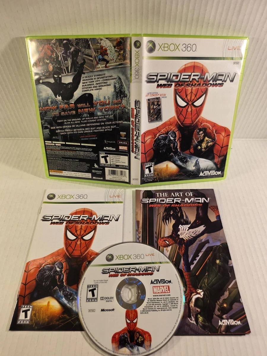 Microsoft Xbox 360 Spider-Man: Web of Shadows Video Games for sale