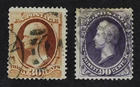 CKStamps: US Stamps Collection Scott#217 218 Used