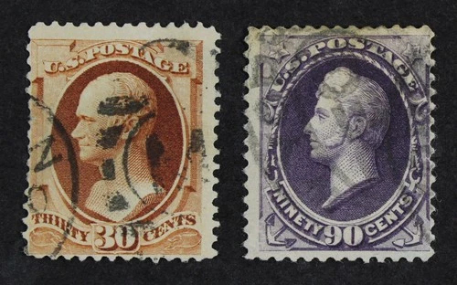 CKStamps: US Stamps Collection Scott#217 218 Used