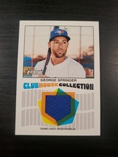 2026 Topps Heritage GEORGE SPRINGER Clubhouse Collection RELIC Blue Jays