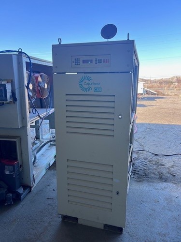 Capstone Microturbine C65 Turbine NatGas 3PH 480V 65kW NEW BATTERY PACK 8000hrs