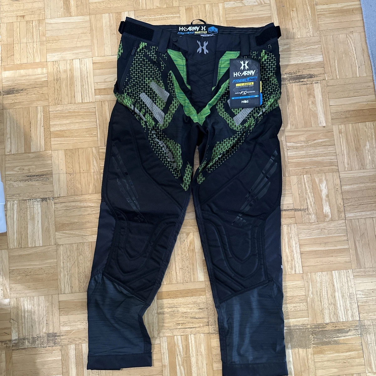 Pantalon de paintball Freeline Army XL/2XL HK NEUF - Vert fluo