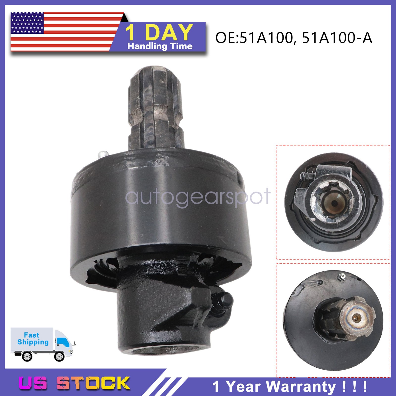For Ford New Holland Fits John Deere PTO Overrunning Clutch Coupler 1 3/8