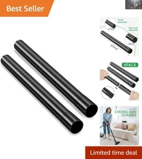 Reusable PVC Vacuum Extension Tubes - 1.25 Inch Attachments for Diverse Needs