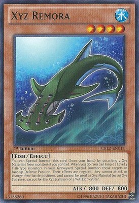Xyz Remora - CBLZ-EN011 - Common - Unlimited Edition - Moderately Played