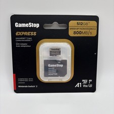 GameStop 512GB Express Micro SD Card With Adapter for Nintendo Switch 2