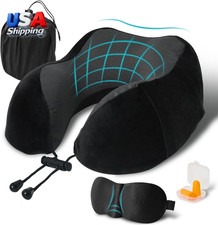 Travel Pillow, Memory Foam Neck Pillow for Traveling, U Shape Neck Pillow Airpla