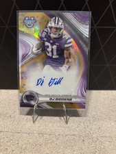 2024 Bowman Best U - DJ Giddens Autograph #20/50 RC Kansas State