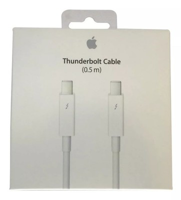 Boxed Apple A1410 Thunderbolt 2 to Thunderbolt 2 Cable - 0.5 m (MD862ZM/A)