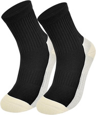 Kids Grip Soccer Socks anti Slip Football Athletic Sports Crew Socks for 4-16 Ye