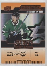 2022 Credentials Debut Ticket Access Orange 142/149 Fredrik Olofsson #107 1e15