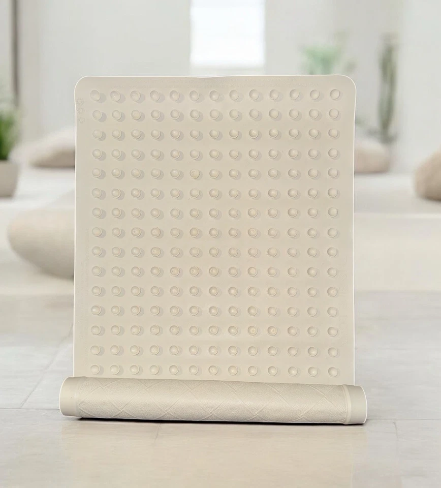 Alfombra de baño mediana Rubbermaid Commercial Products Safti-Grip blanca 14x24” ¡NUEVA SIN ETIQUETAS! Foto 2 de 2