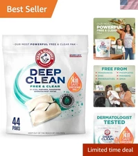 Concentrated Gentle Clean Laundry Detergent Paks - 44 Count, Cold Water Safe