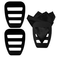 Pocket Squares For Men Black Pocket Squares Holder For Tuxedo Suit 1 PCS