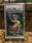 2024 Panini Prizm - Emergent Bo Nix #3 Green Ice Prizm (RC)