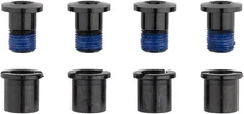 Chainring Bolts - RaceFace Chainring Bolt Pack Set of 4 12.5mm Bolt/Nut Black -