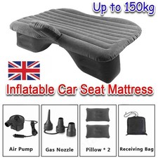 Inflatable Car Air Bed Back Rear Mattress Seat Sleep Cushion Mat Travel Camping