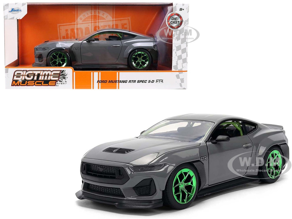 2024 FORD MUSTANG RTR GRAY 1/24 DIECAST MODEL CAR BY JADA 36593 | eBay