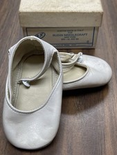 1950s Italian Baby Shoes Soft Sole Leather Mary Jane Rudin Needlecraft Box 2