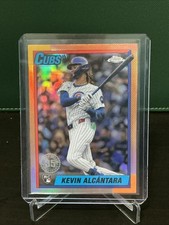 KEVIN ALCANTARA Rookie Refractor 2025 Topps Chrome 1990 Throwback #90CB-14 (RC)