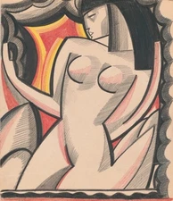 Female Nude : Winold Reiss : Archival Art Print
