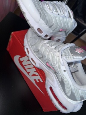 Nike Air Max Plus (Tuned 1) Weiß Rosa Gr. 37,5