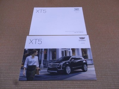 Cadillac Xt5 Crossover 2018 Model Book Catalog 2017 October Edition Specificatio