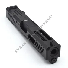 HGW Complete Upper for Glock 19 Titan RMR Black SS Slide Ported Fluted Barrel