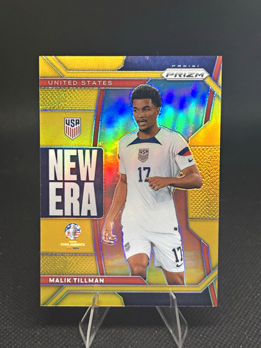 Malik Tillman [Gold] #29 2024 Panini Prizm Copa America New Era card