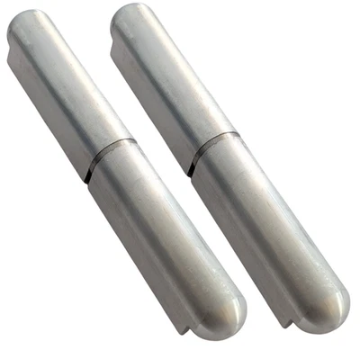 GEDOTEC 2X Charnière À Souder Aluminium 60-150 Mm
