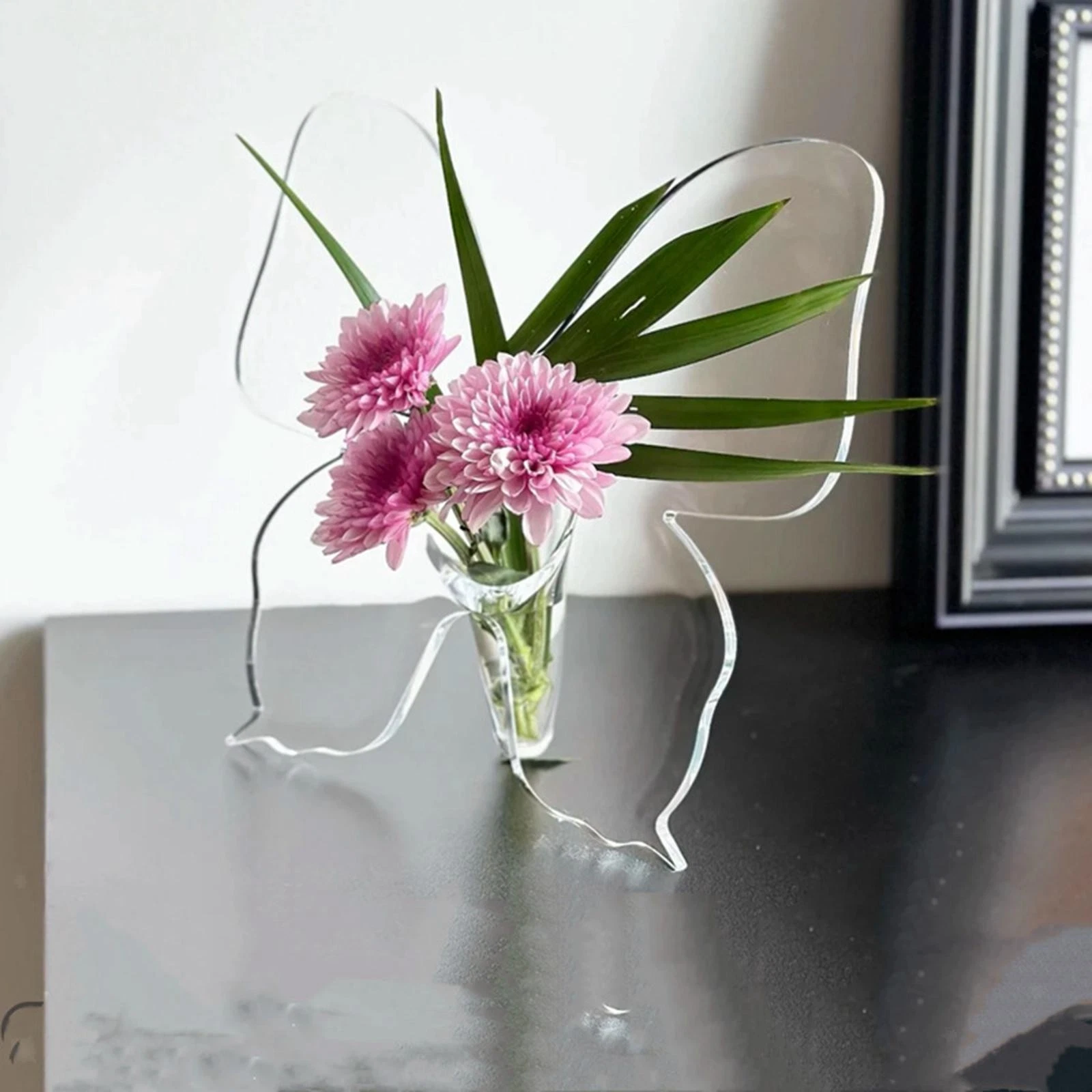 Acrylic Butterfly Vase Bouquet Vase Bud Vase for Wedding Party Table Decor